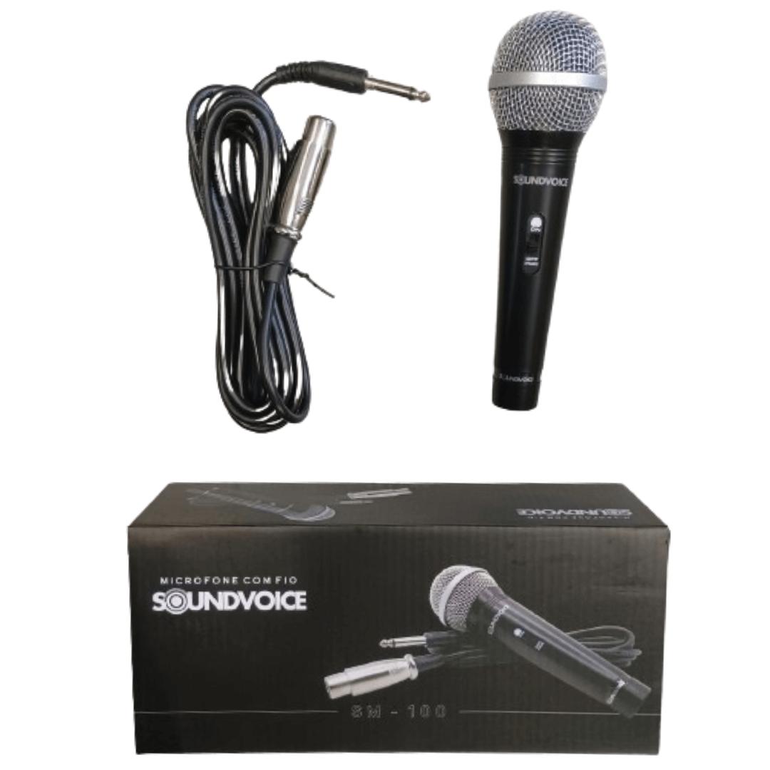 MICROFONE SOUNDVOICE SM-100 C/FIO