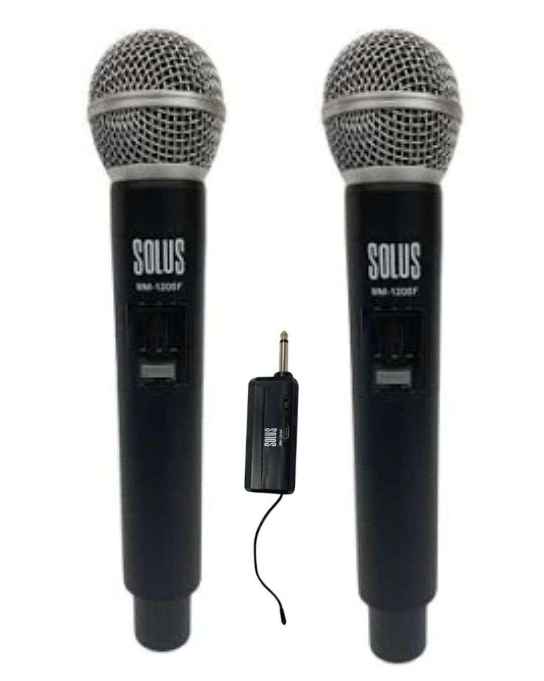 MICROFONE SOUN/SOLUS MM120D DUPLO VHF FRE...
