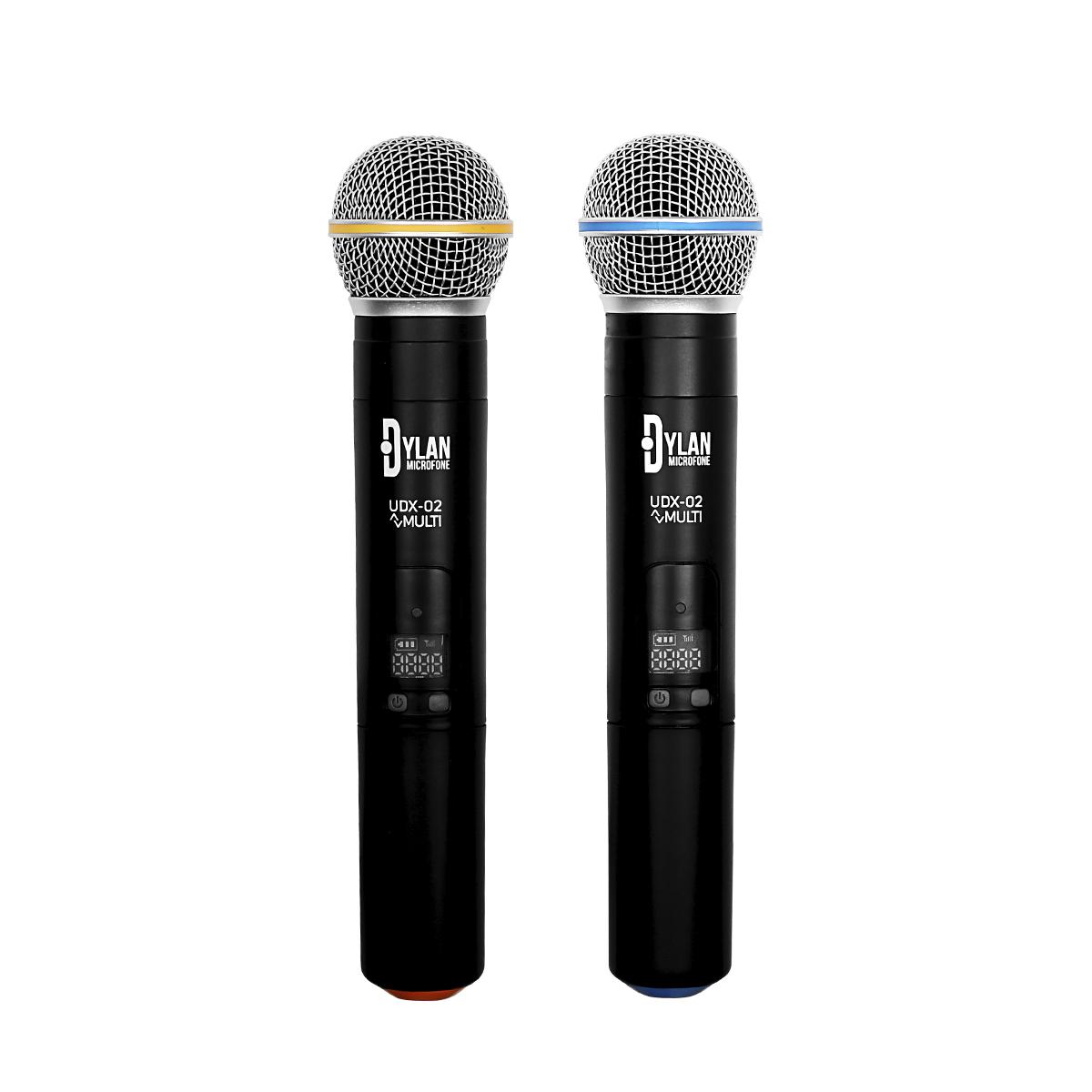 MICROFONE DYLAN S/ FIO DUPLO UDX 02 MULT