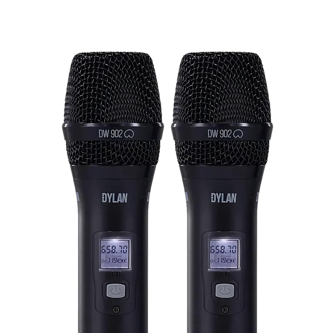 MICROFONE DYLAN S/ FIO DUPLO DW 902