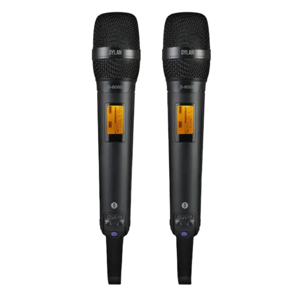 MICROFONE DYLAN S/ FIO DUPLO D-8000S