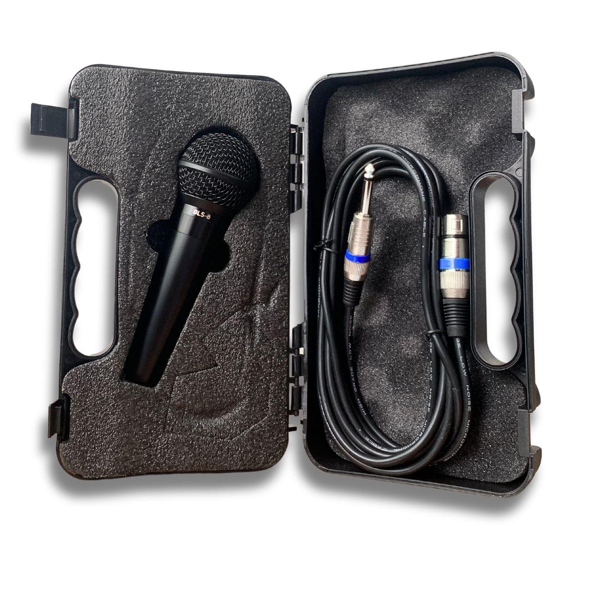 MICROFONE DYLAN C/FIO DLS-8 BLACK