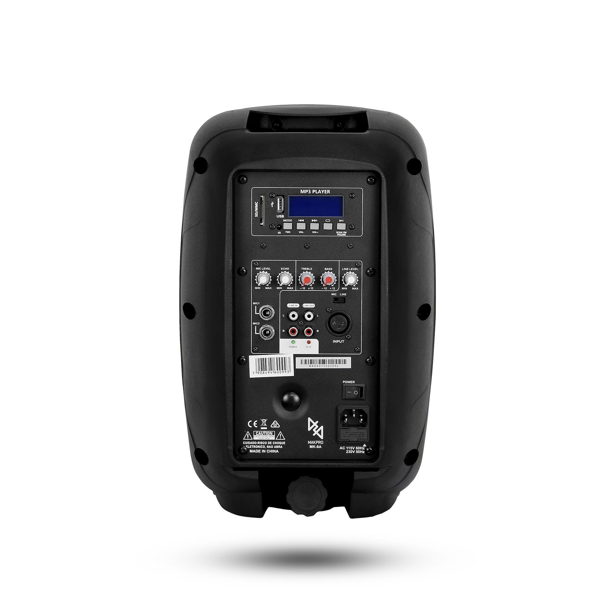 CAIXA FRENTE MAKPRO MK-8 ATIVA 100WRMS